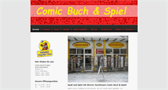 Desktop Screenshot of comicbuchundspiel.de